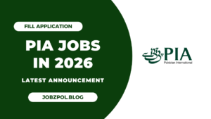 Pakistan International Airlines PIA Jobs in 2026